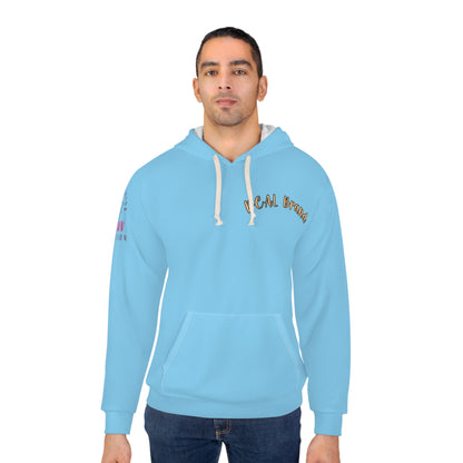 DCAL Brown Collection "Baby Blue and Peach" Unisex Pullover Hoodie