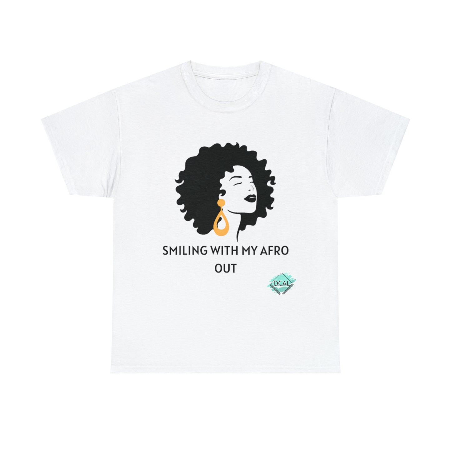 DCAL Graphic Tees "Afro Out" Unisex Heavy Cotton Tee