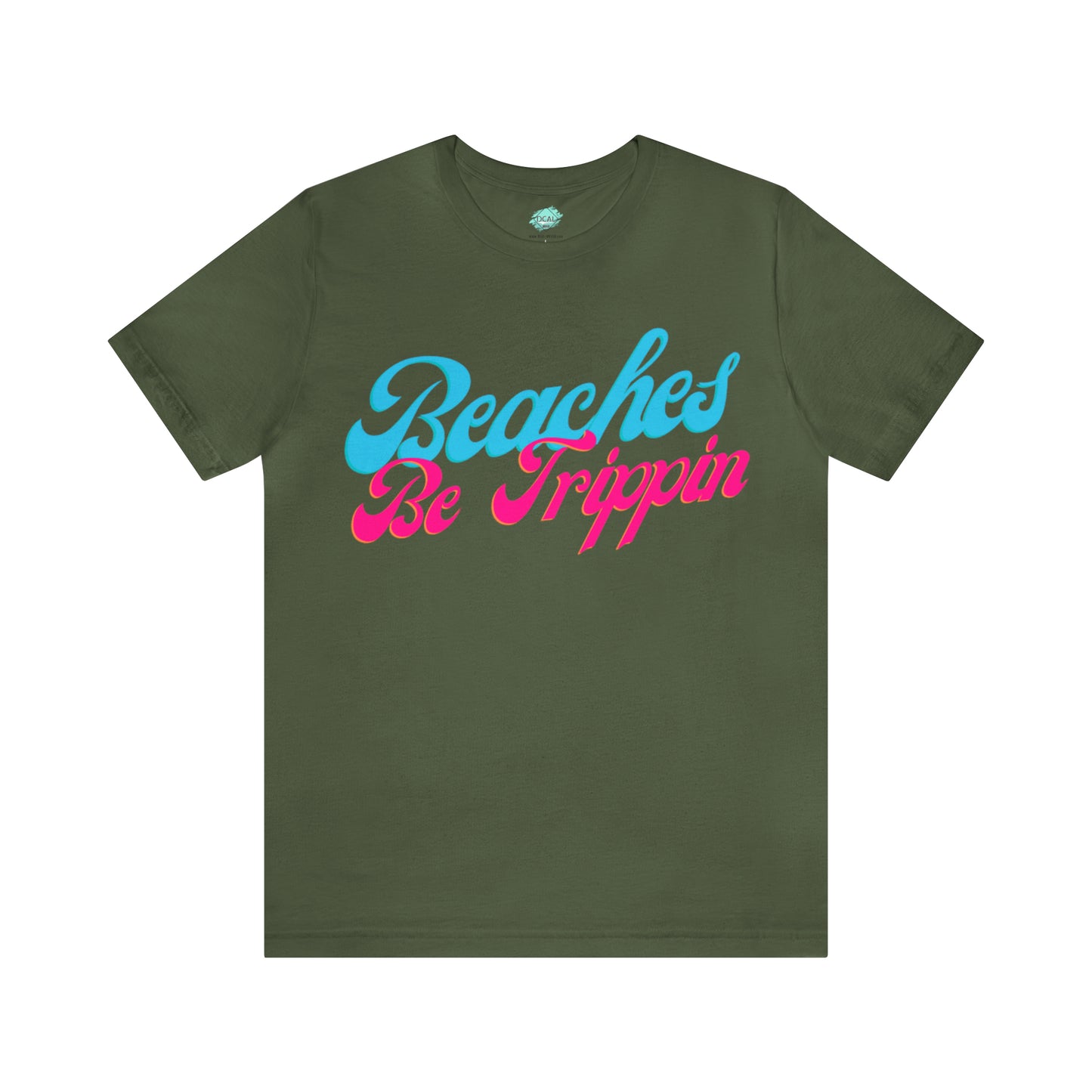 DCAL Beach Collection "Beach Be Trippin" Unisex Jersey Short Sleeve Tee