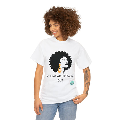 DCAL Graphic Tees "Afro Out" Unisex Heavy Cotton Tee