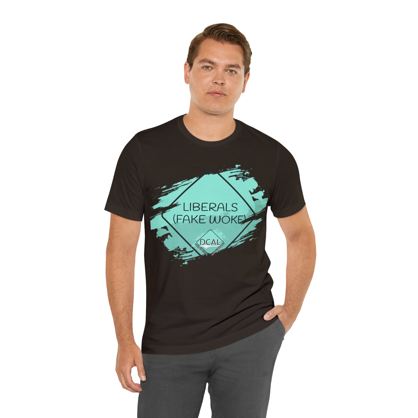 DCAL Graphic Tees "Fake Woke" Unisex Jersey Short Sleeve Tee