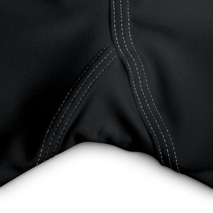 DCAL Black "Athletic Elegance" Yoga Capri Leggings