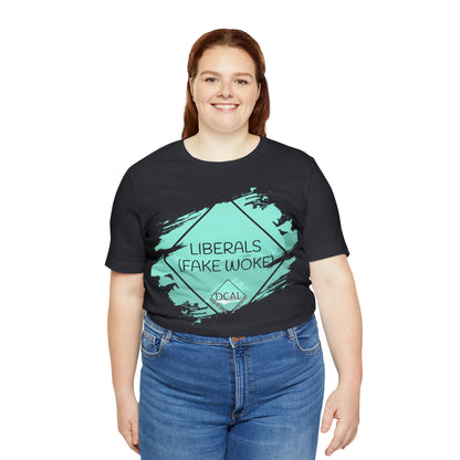 DCAL Graphic Tees "Fake Woke" Unisex Jersey Short Sleeve Tee