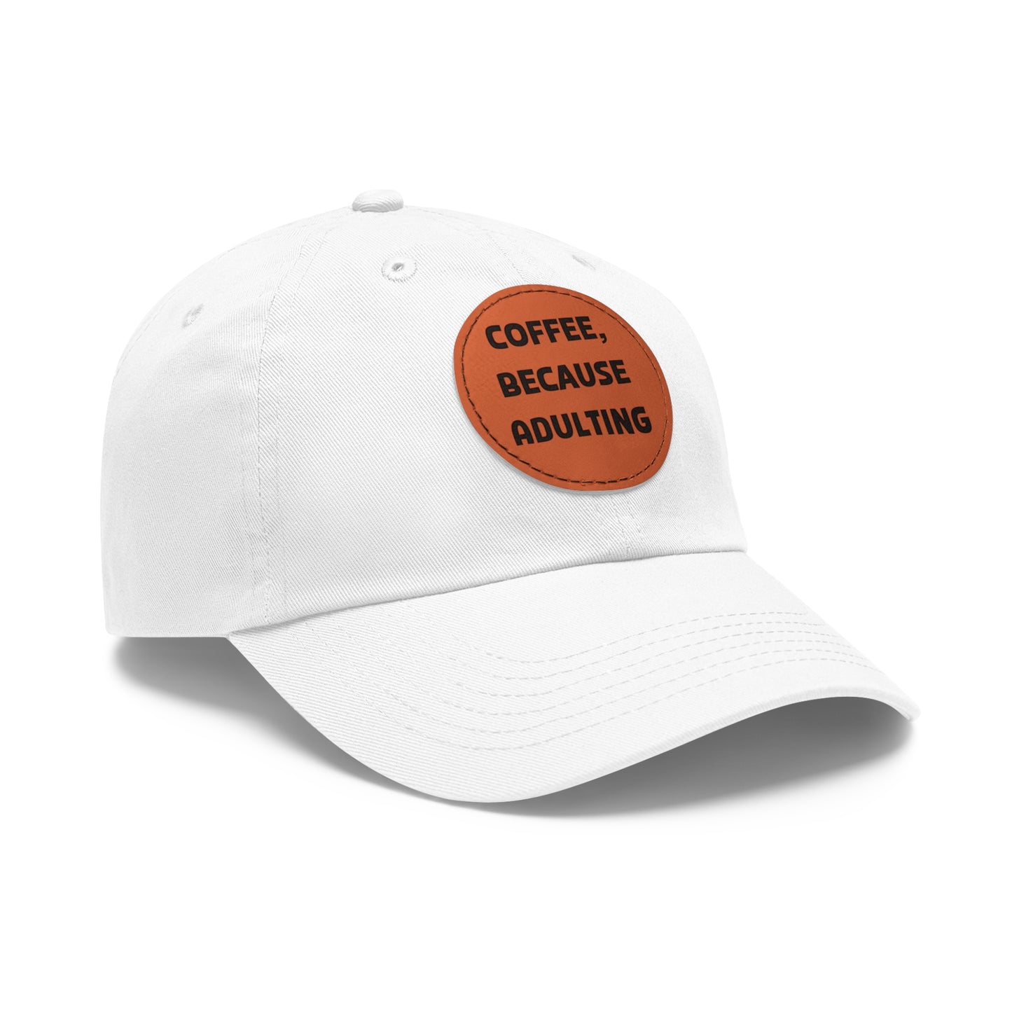 DCAL Brown Collection Accessories "Coffee" Hat with Leather Patch (Round)