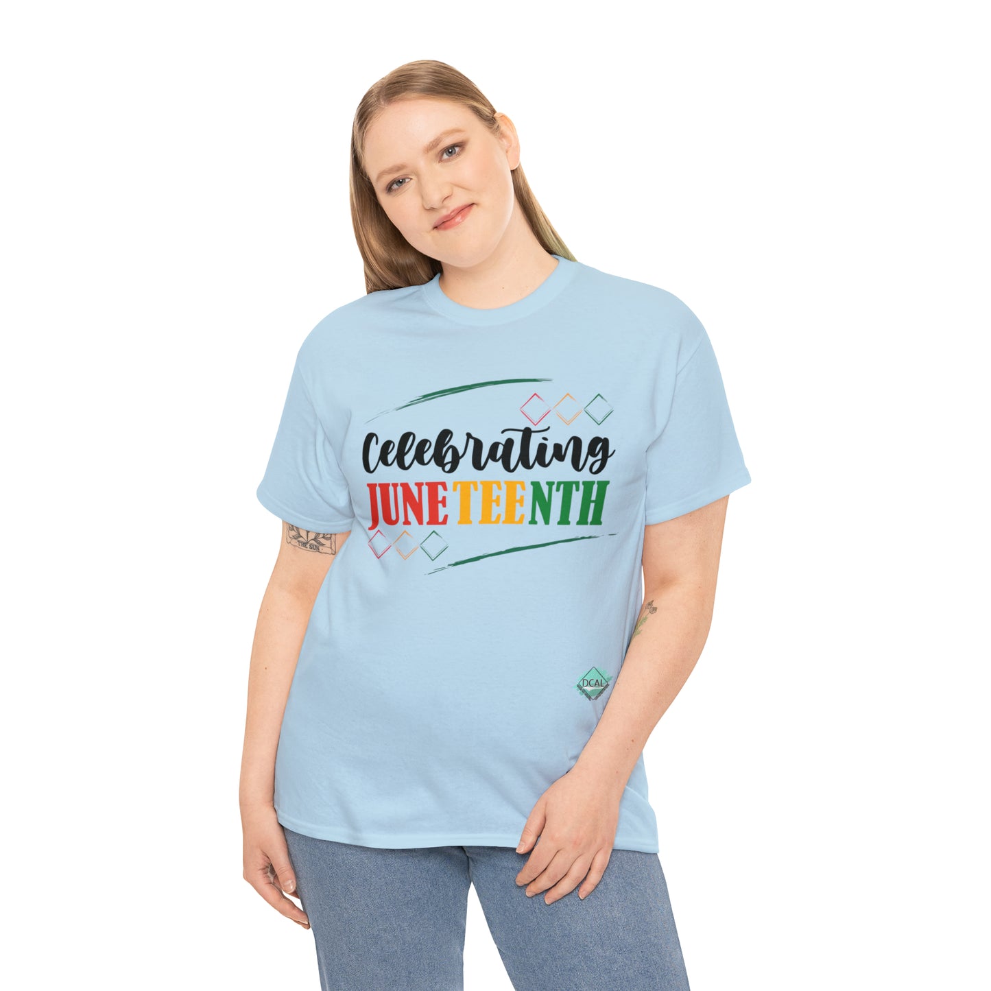 DCAL Juneteenth "Celebrating" Unisex Heavy Cotton Tee