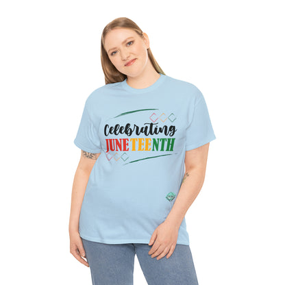 DCAL Juneteenth "Celebrating" Unisex Heavy Cotton Tee