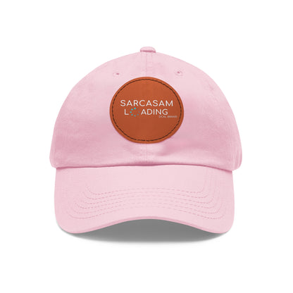 DCAL Brown Collection Accessories "Sarcasm Loading" Hat with Leather Patch (Round)