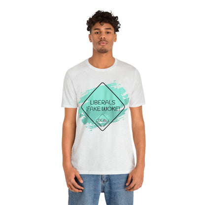 DCAL Graphic Tees "Fake Woke" Unisex Jersey Short Sleeve Tee