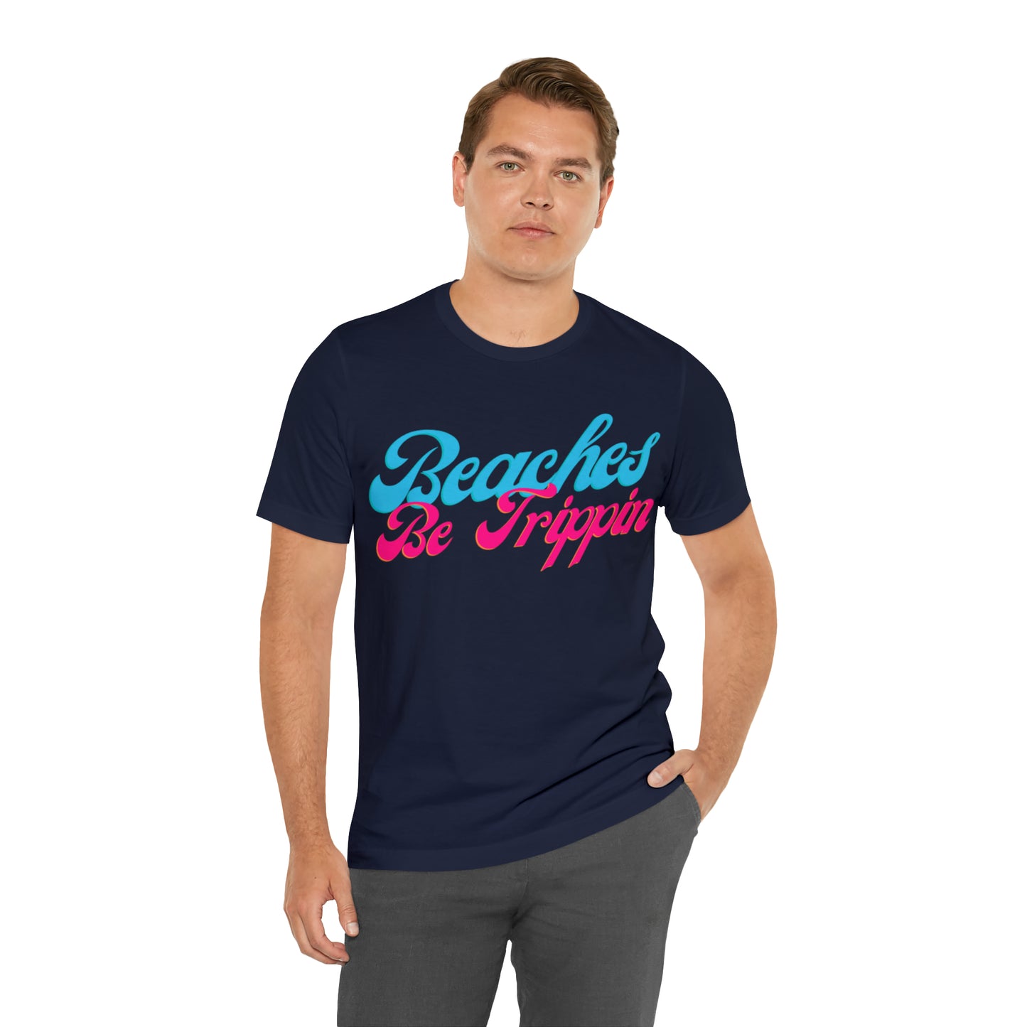 DCAL Beach Collection "Beach Be Trippin" Unisex Jersey Short Sleeve Tee