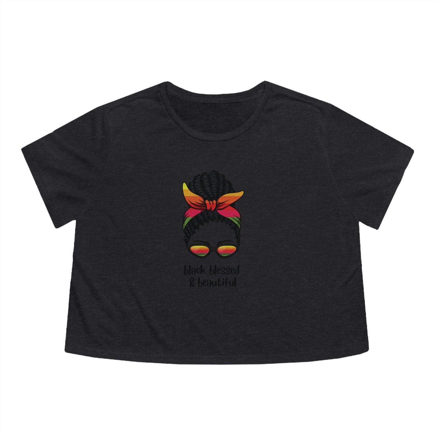 DCAL Graphic Women's Flowy Cropped Tee