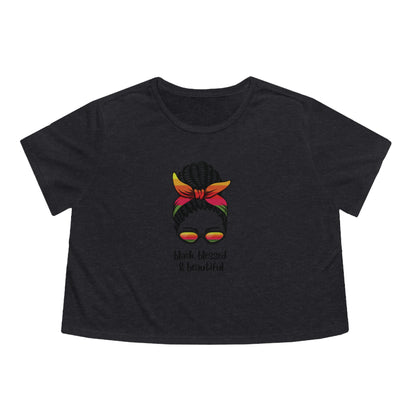 DCAL Graphic Women's Flowy Cropped Tee