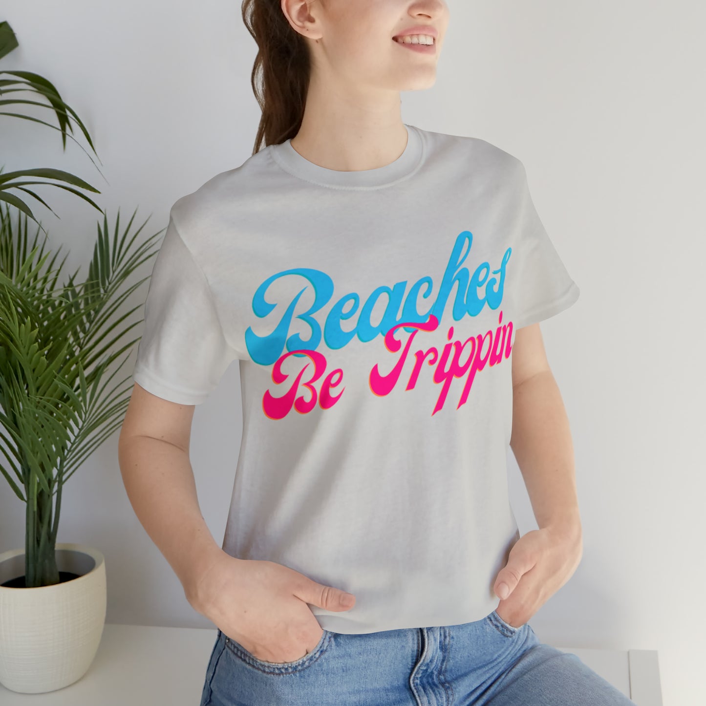 DCAL Beach Collection "Beach Be Trippin" Unisex Jersey Short Sleeve Tee