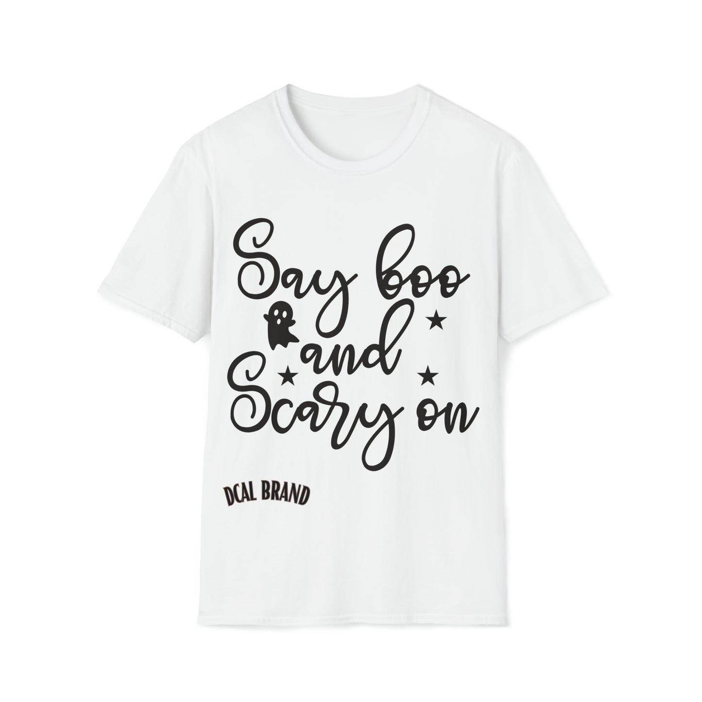 Graphic Tee Halloween "Scary On" Unisex Softstyle T-Shirt