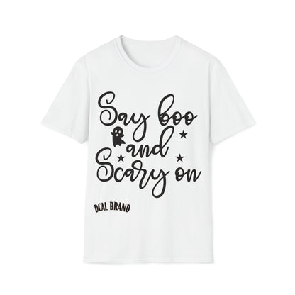 Graphic Tee Halloween "Scary On" Unisex Softstyle T-Shirt