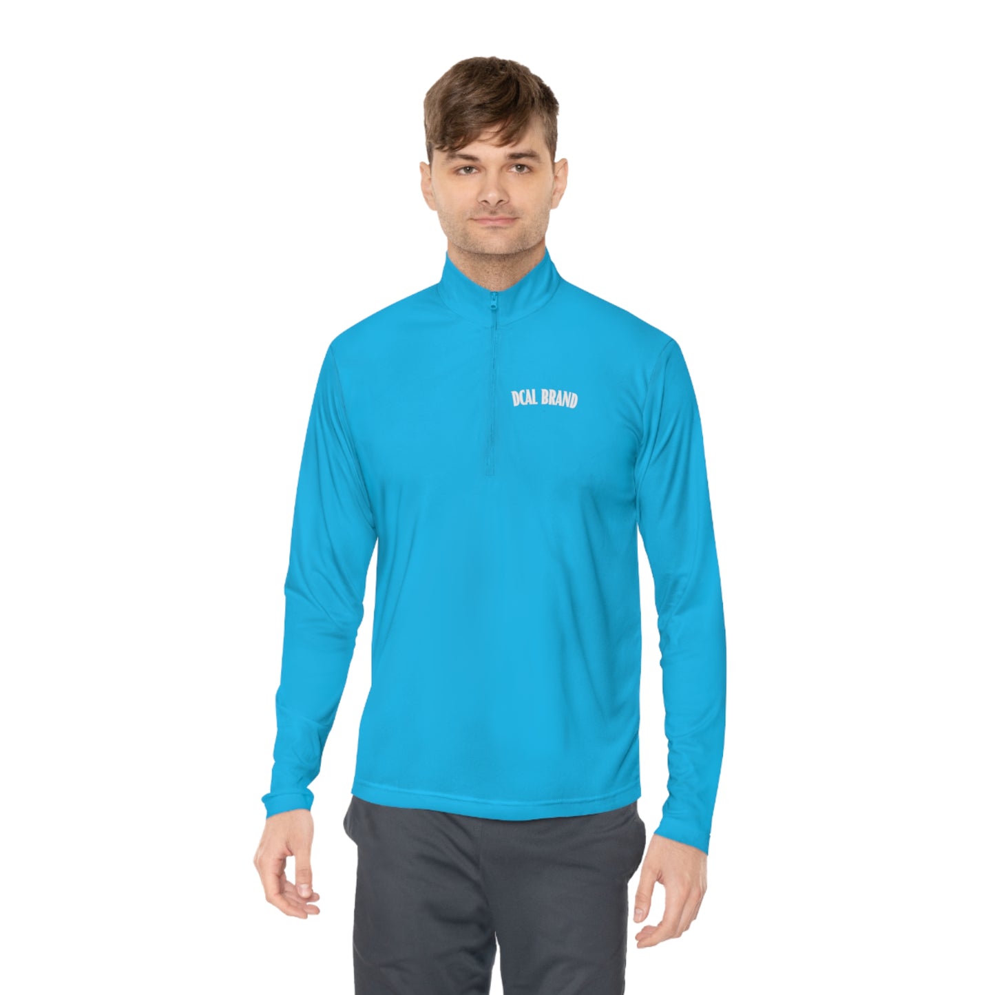 DCAL Brown Collection Unisex Quarter-Zip Pullover