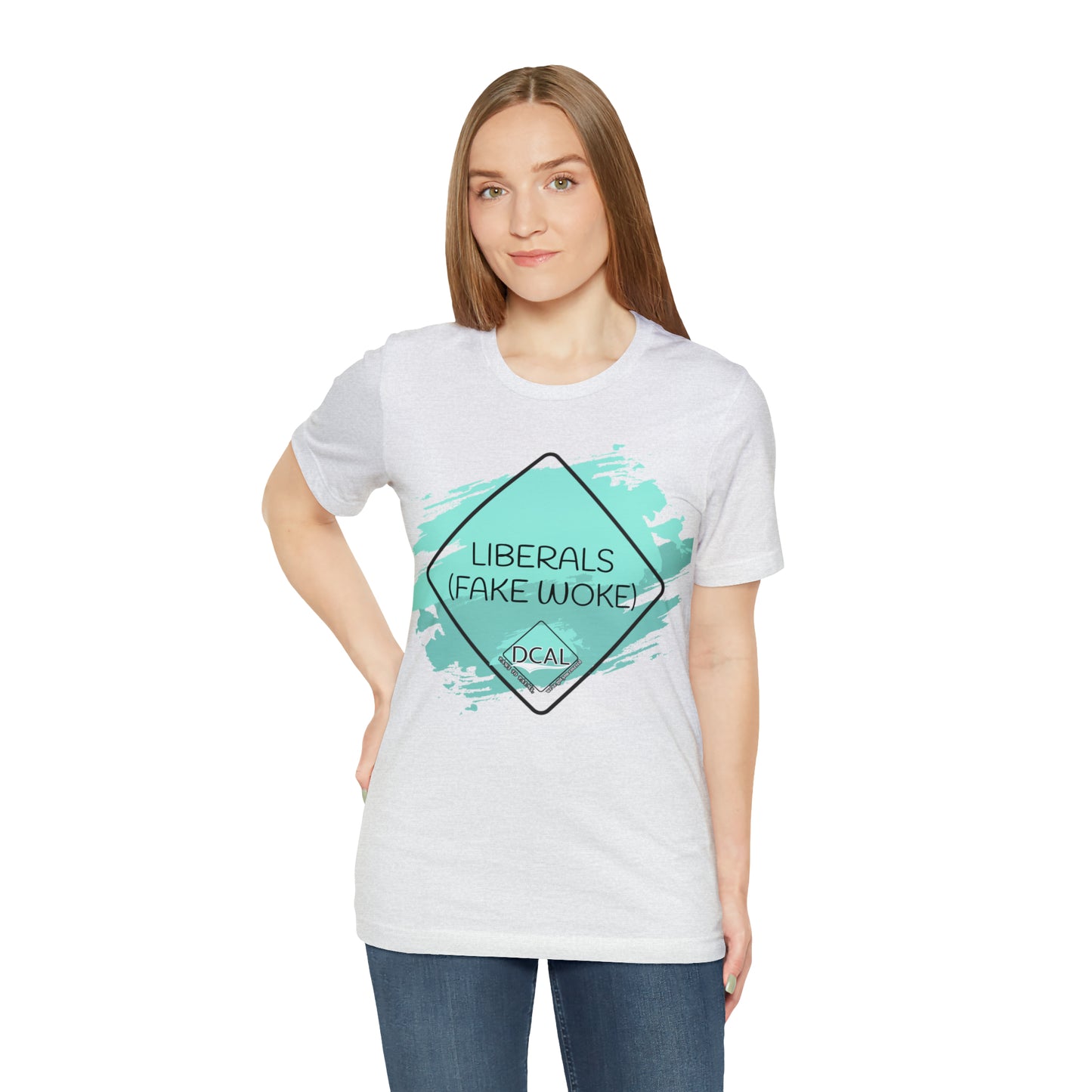 DCAL Graphic Tees "Fake Woke" Unisex Jersey Short Sleeve Tee