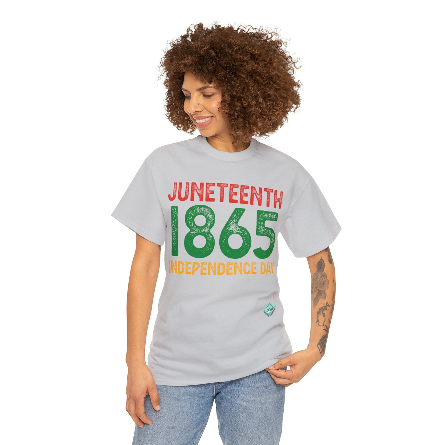 DCAL Juneteenth "1865" Unisex Heavy Cotton Tee