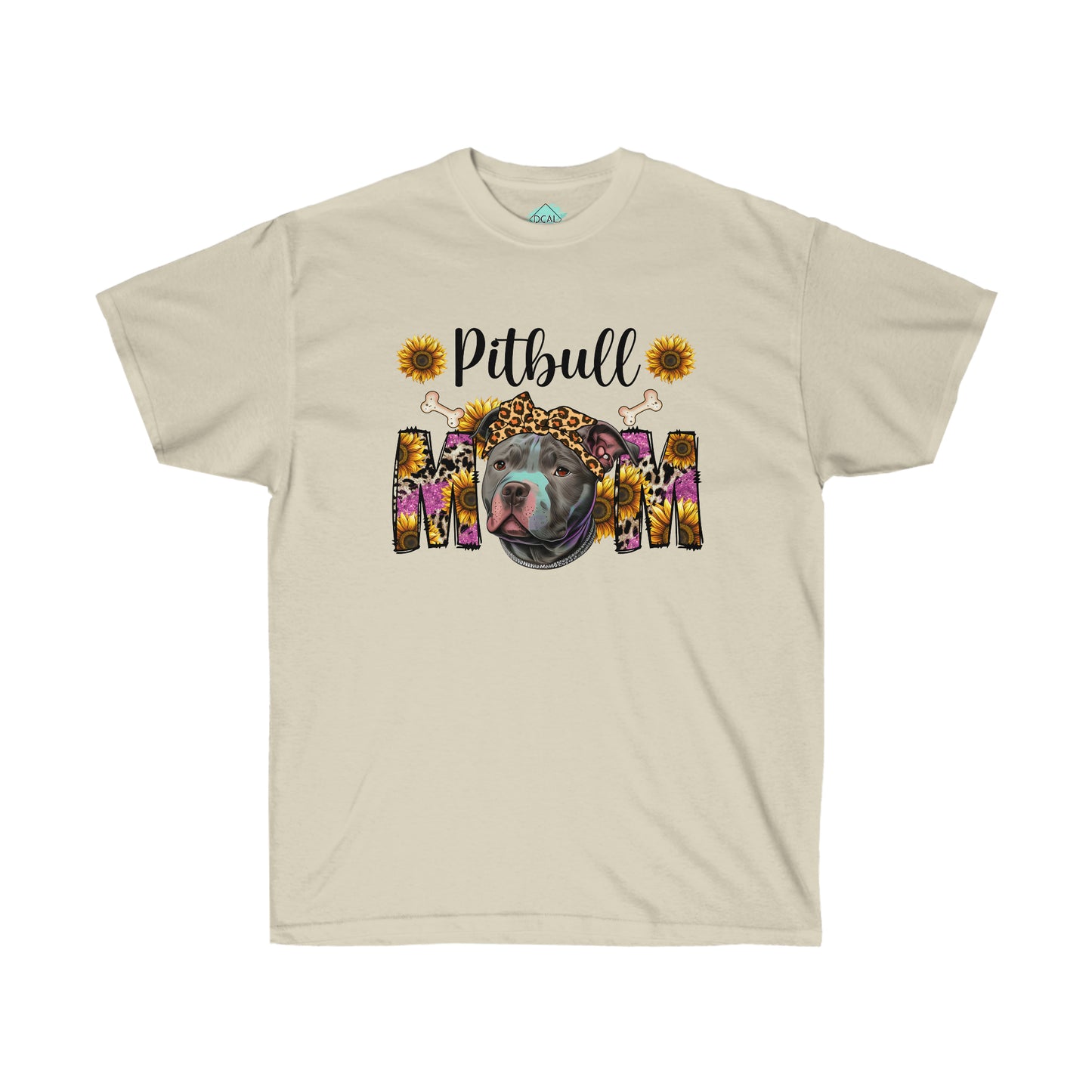 DCAL Pitbull Passion "Pitbull Mom" Unisex Ultra Cotton Tee