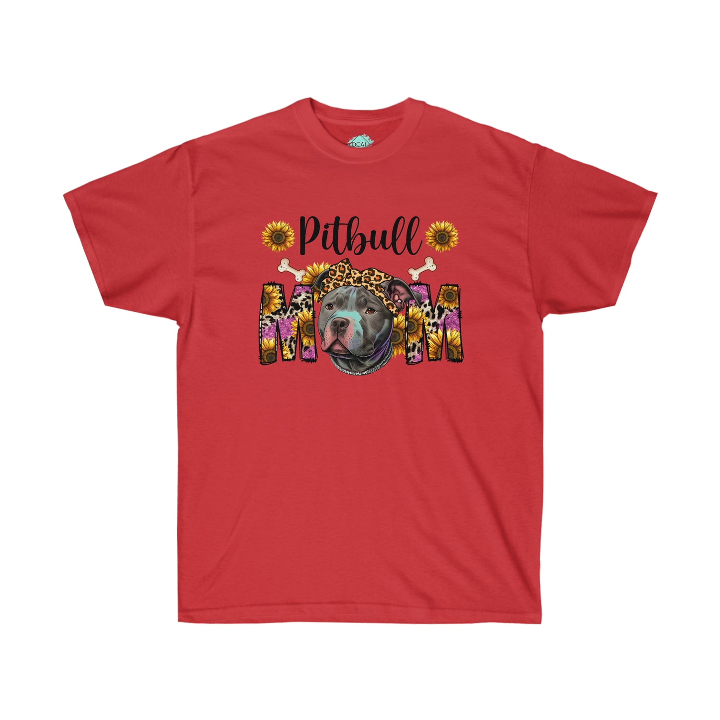 DCAL Pitbull Passion "Pitbull Mom" Unisex Ultra Cotton Tee