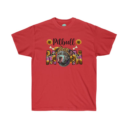 DCAL Pitbull Passion "Pitbull Mom" Unisex Ultra Cotton Tee
