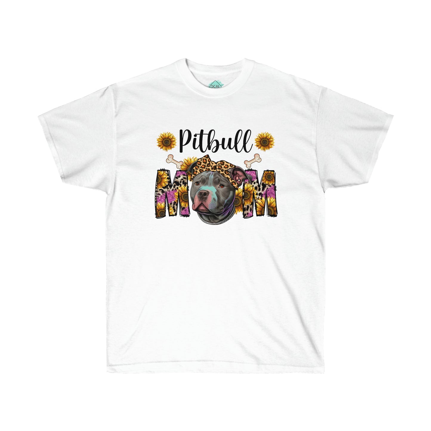 DCAL Pitbull Passion "Pitbull Mom" Unisex Ultra Cotton Tee