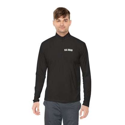 DCAL Brown Collection Unisex Quarter-Zip Pullover
