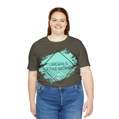 DCAL Graphic Tees "Fake Woke" Unisex Jersey Short Sleeve Tee