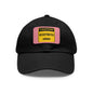 DCAL Accessories "Decaffeinated Human"  Hat with Leather Patch (Rectangle)