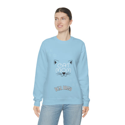 DCAL Meow Collection "Cat Mom" Unisex Heavy Blend™ Crewneck Sweatshirt