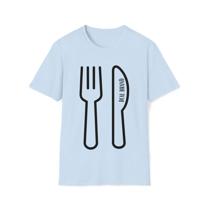 DCAL Graphic Tees Novel "Fork & Knife" Unisex Softstyle T-Shirt