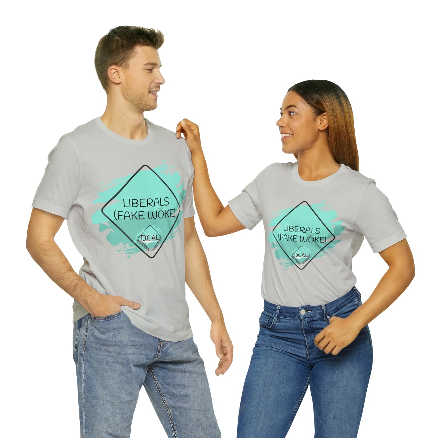 DCAL Graphic Tees "Fake Woke" Unisex Jersey Short Sleeve Tee