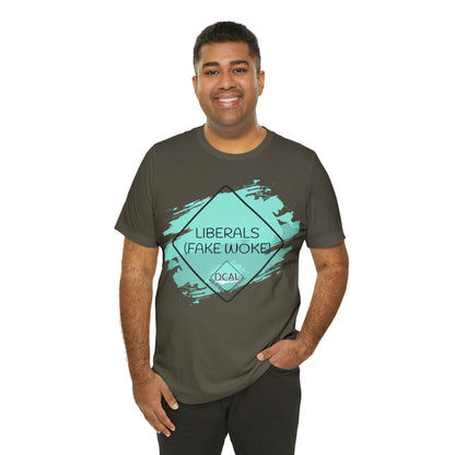 DCAL Graphic Tees "Fake Woke" Unisex Jersey Short Sleeve Tee