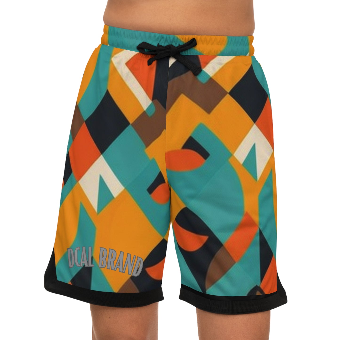DCAL Men's Bottoms Basketball Rib Shorts