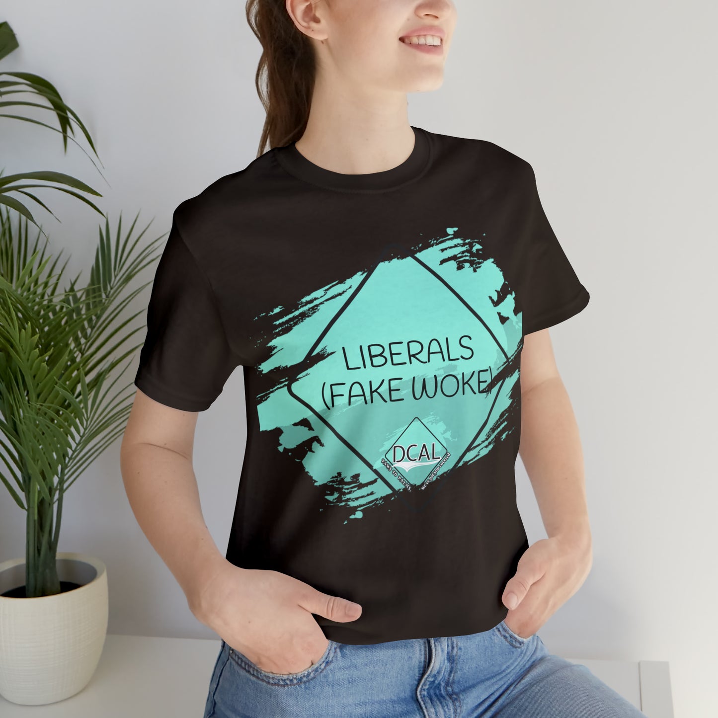 DCAL Graphic Tees "Fake Woke" Unisex Jersey Short Sleeve Tee