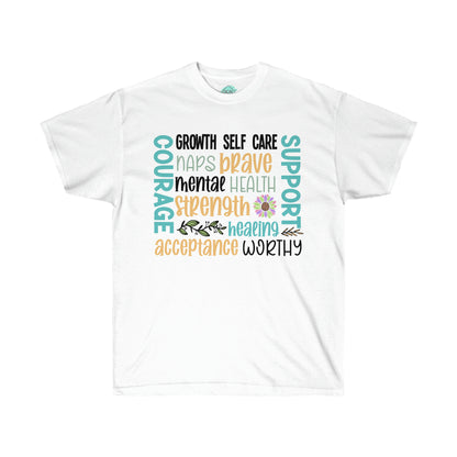 DCAL Strength in Stiches "Self Care"  Unisex Ultra Cotton Tee