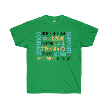 DCAL Strength in Stiches "Self Care"  Unisex Ultra Cotton Tee