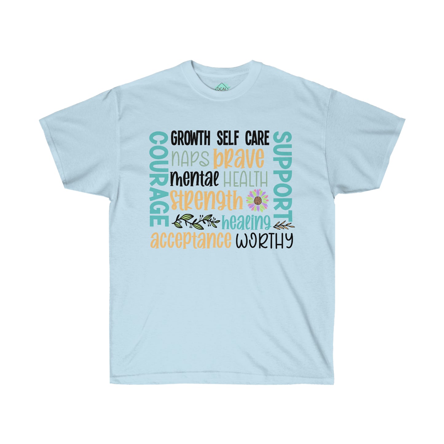 DCAL Strength in Stiches "Self Care"  Unisex Ultra Cotton Tee