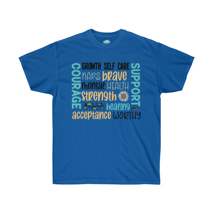 DCAL Strength in Stiches "Self Care"  Unisex Ultra Cotton Tee