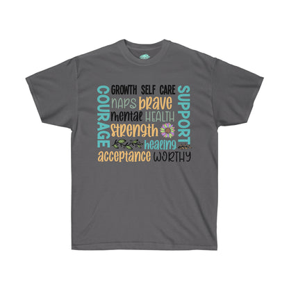 DCAL Strength in Stiches "Self Care"  Unisex Ultra Cotton Tee
