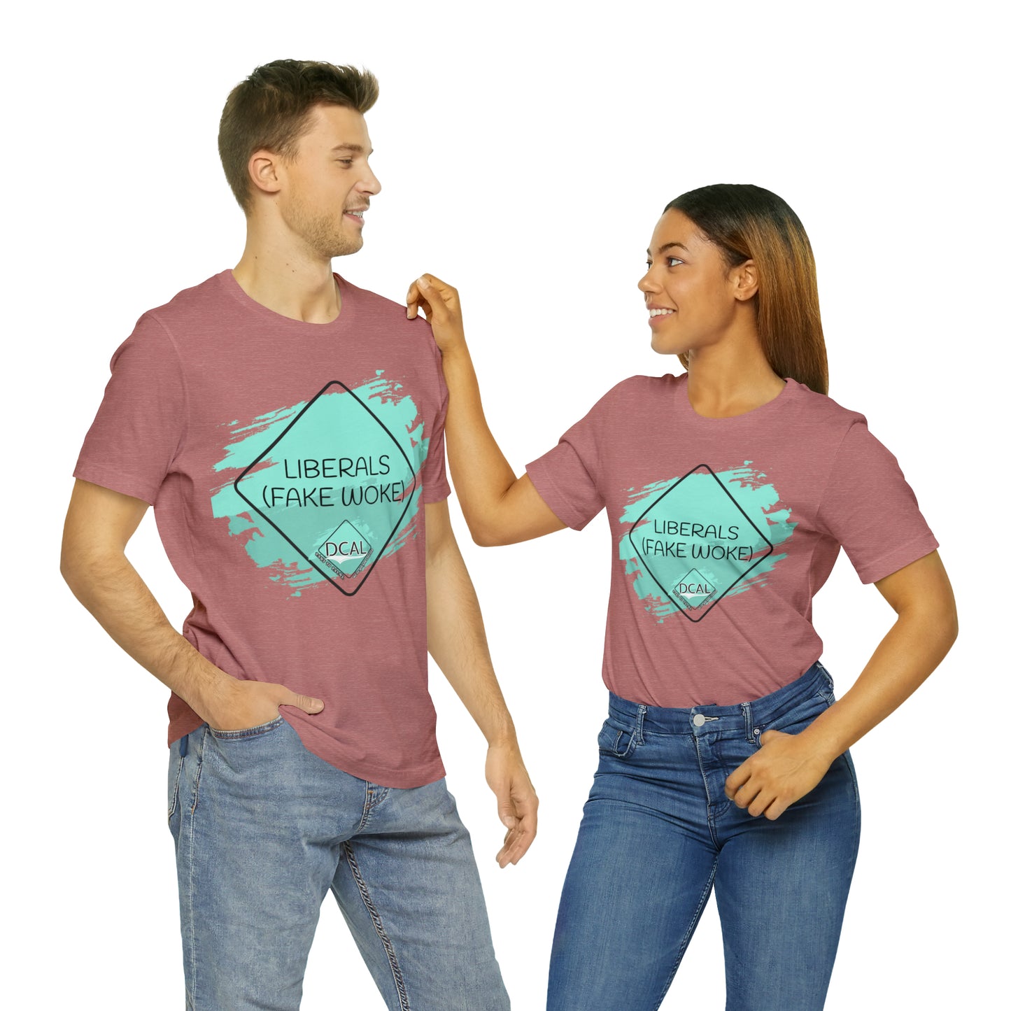 DCAL Graphic Tees "Fake Woke" Unisex Jersey Short Sleeve Tee