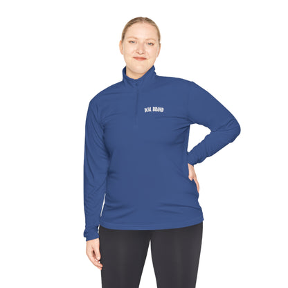 DCAL Brown Collection Unisex Quarter-Zip Pullover