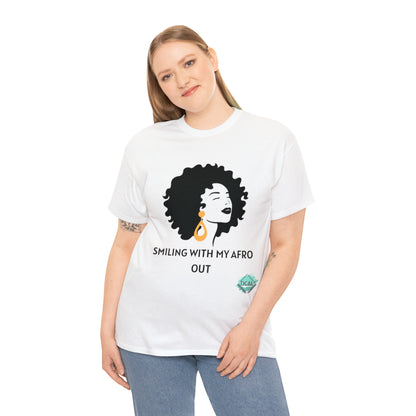 DCAL Graphic Tees "Afro Out" Unisex Heavy Cotton Tee