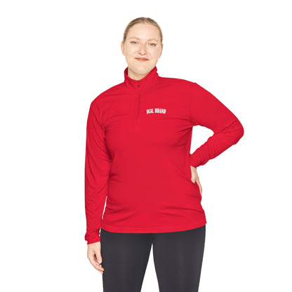 DCAL Brown Collection Unisex Quarter-Zip Pullover