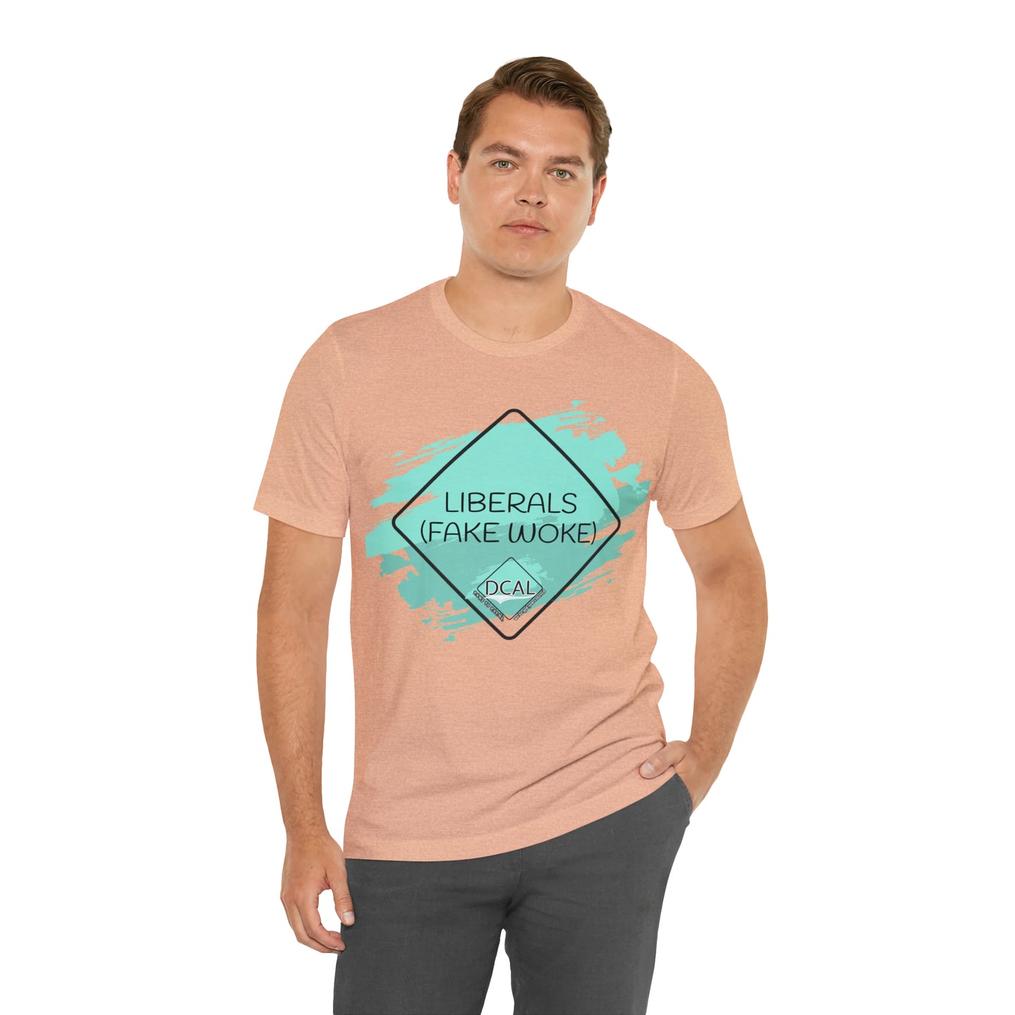 DCAL Graphic Tees "Fake Woke" Unisex Jersey Short Sleeve Tee