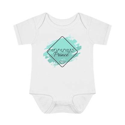 DCAL Baby Clothes "Mommy's Prince" Infant Baby Rib Bodysuit