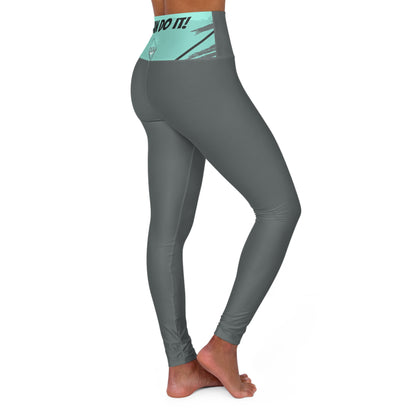 DCAL Athletic Elegance "You Can Do It!" High Waisted Yoga Leggings
