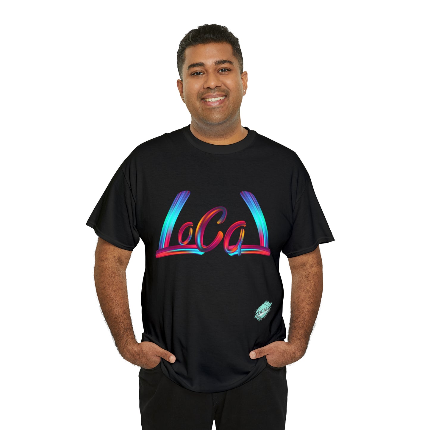 DCAL Graphic Tees "Local Colorful" Unisex Heavy Cotton Tee