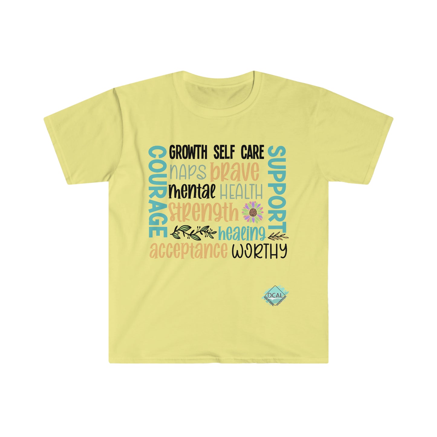DCAL Strength In Stiches "Courage" Unisex Softstyle T-Shirt