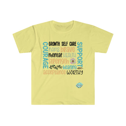 DCAL Strength In Stiches "Courage" Unisex Softstyle T-Shirt