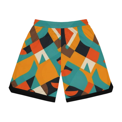DCAL Men's Bottoms Basketball Rib Shorts